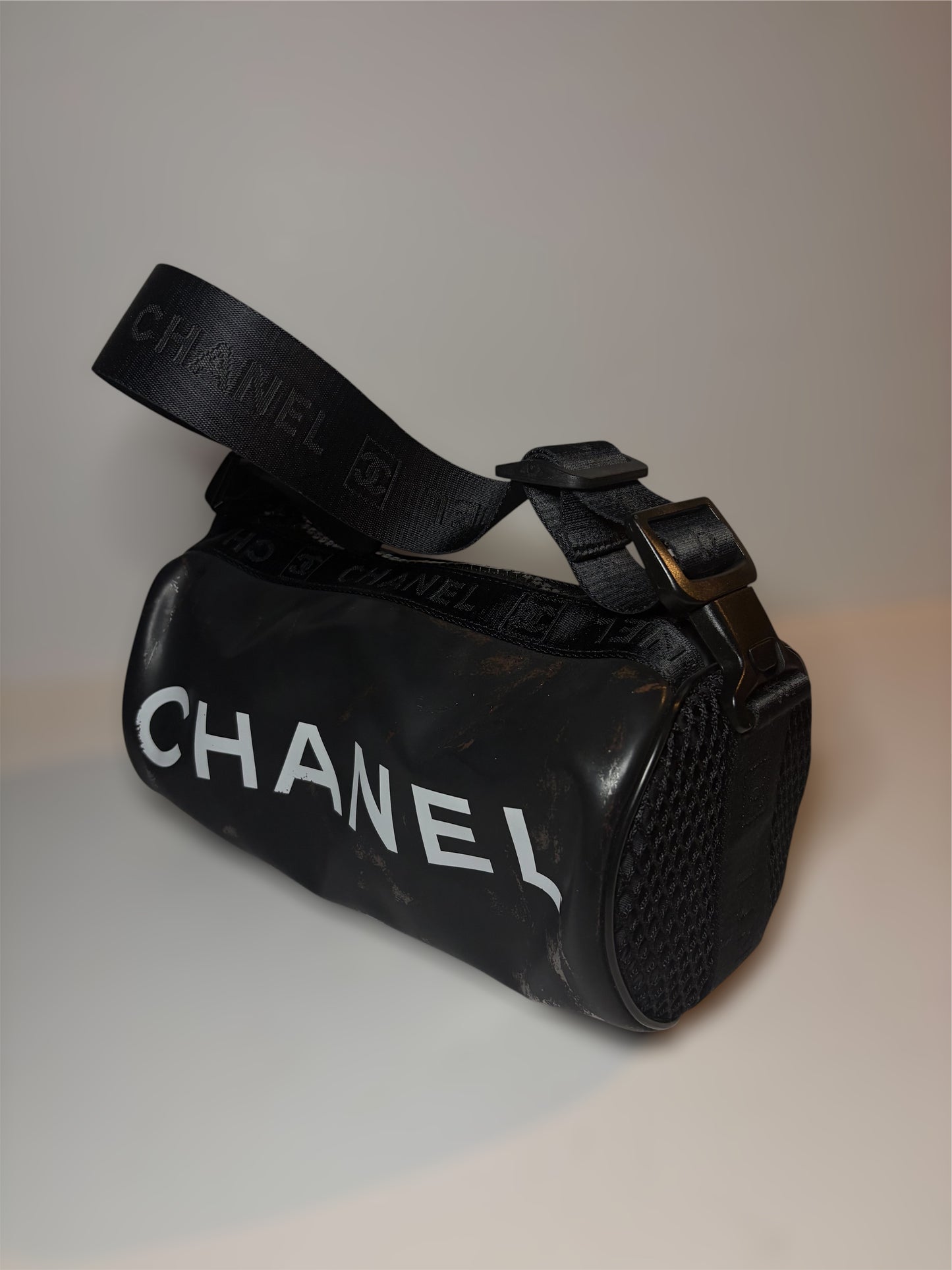 Vintage Chanel 2001 Sports Line Mini Duffle Bag