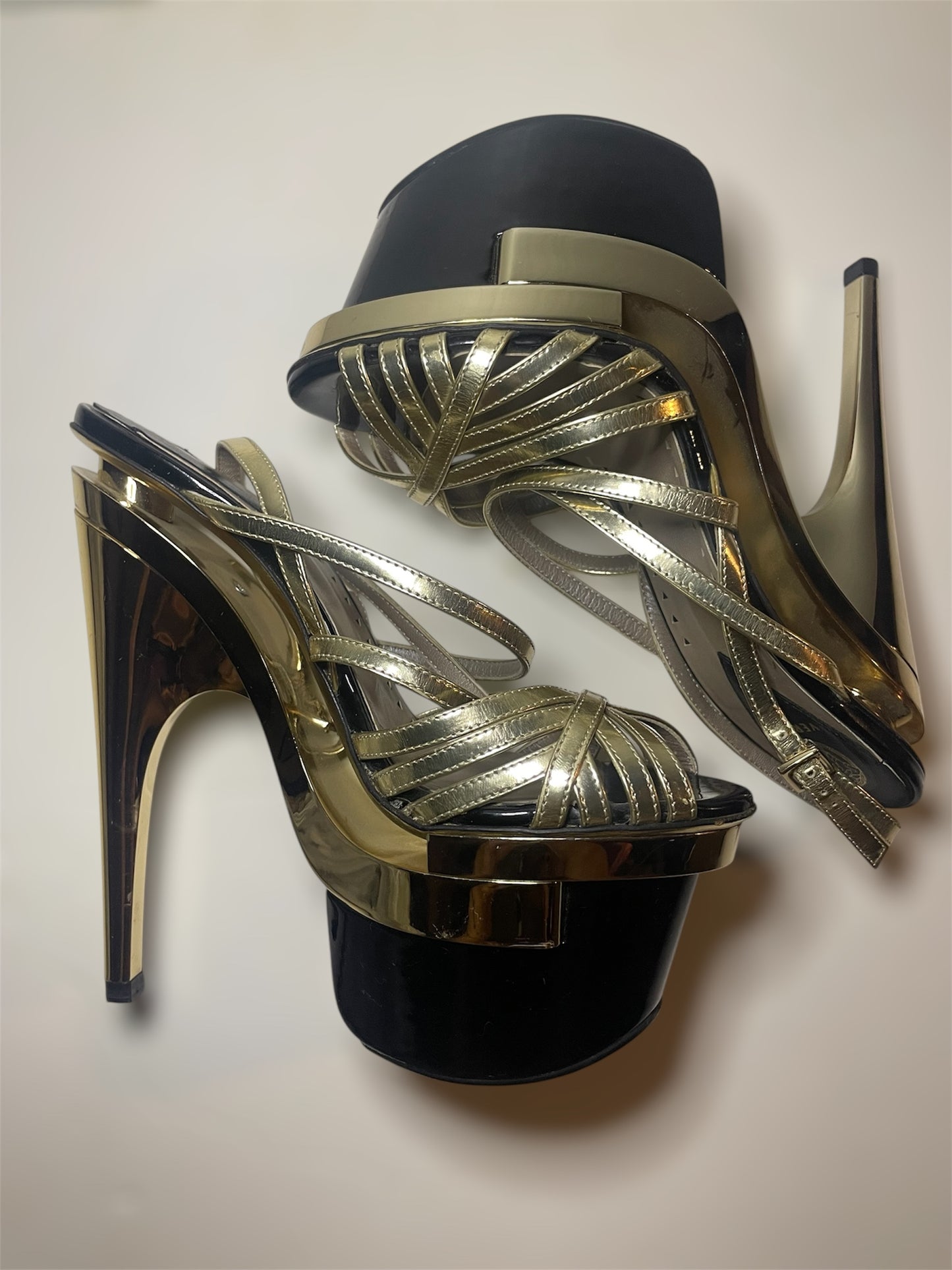 Versace S/S 2010 Triple Platform Heels