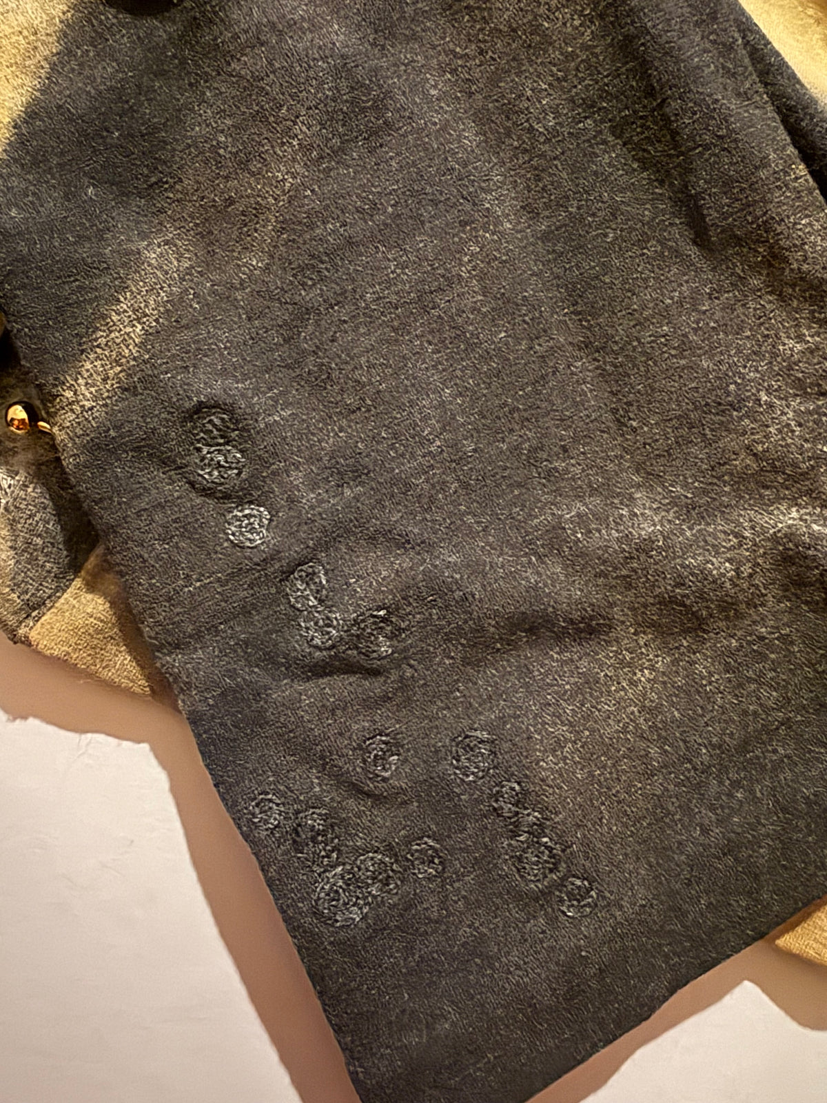 Roberto Cavalli F/W 2000 Fur Trimmed Cardigan