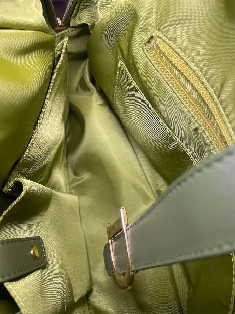 Christian Dior F/W 2000 Ostrich Bowling Handbag