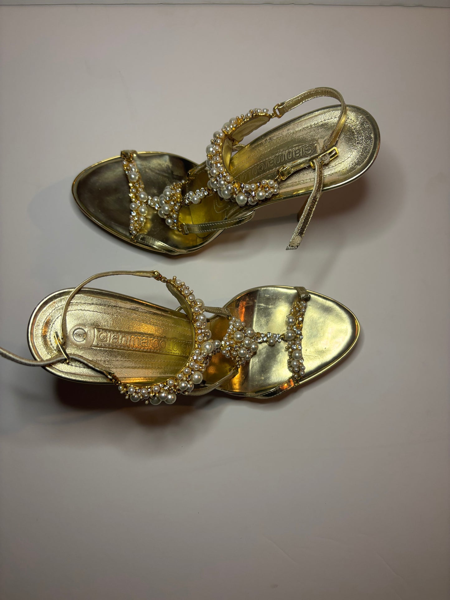 Vintage Gianmarco Lorenzi Crystal Sandals