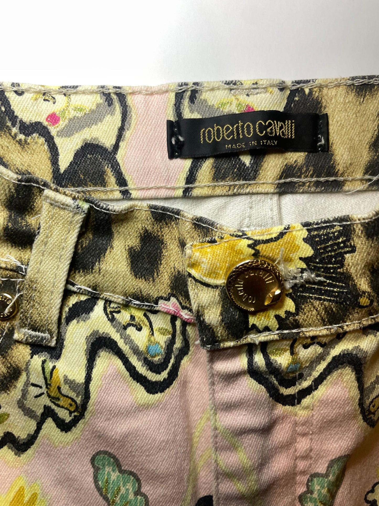Roberto Cavalli S/S 2003 Chinoiserie Trousers