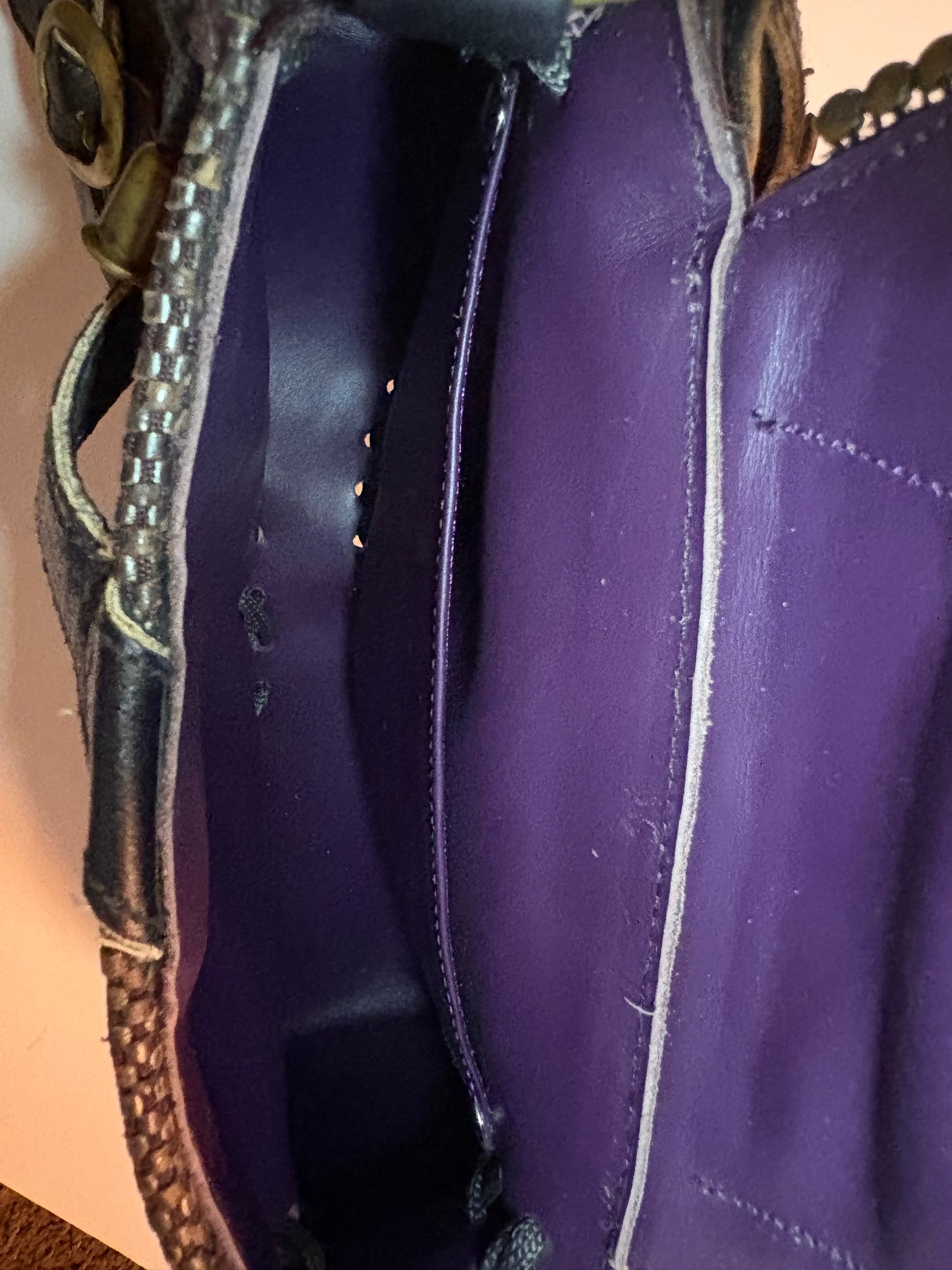 Y2k Bracher Emden Leather Embolished Shoulder Bag