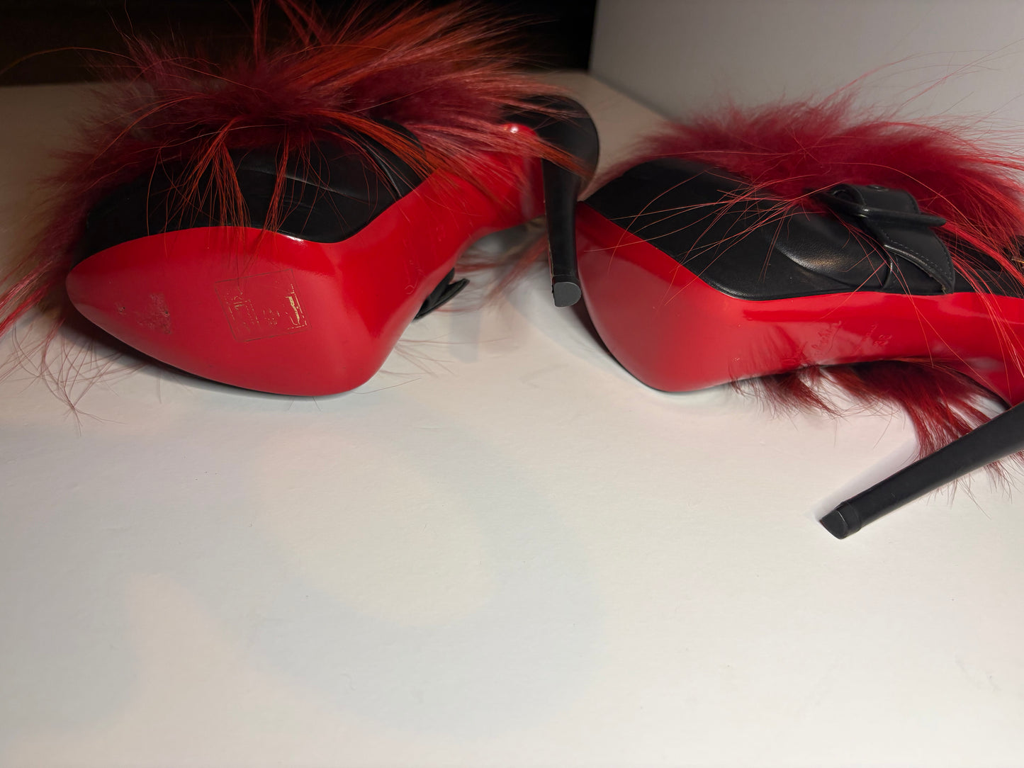 Christian Louboutin 2011 Splash Fur Sandals