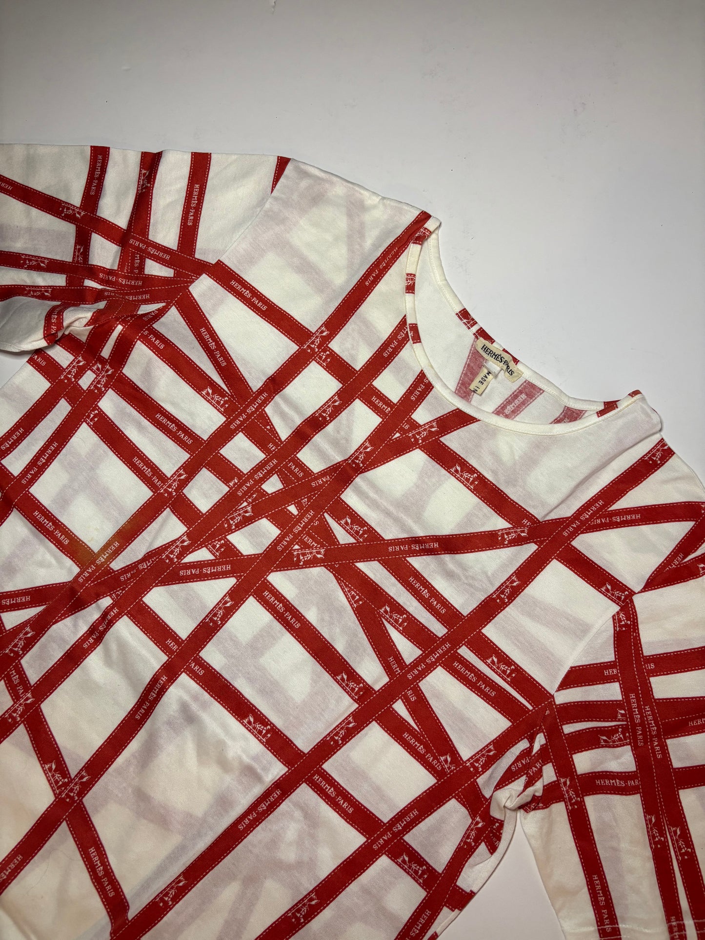 Hermes by Margiela Ribbon T-Shirt