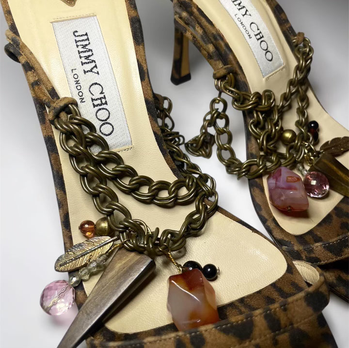 Jimmy Choo Charm Embellished Sandals
