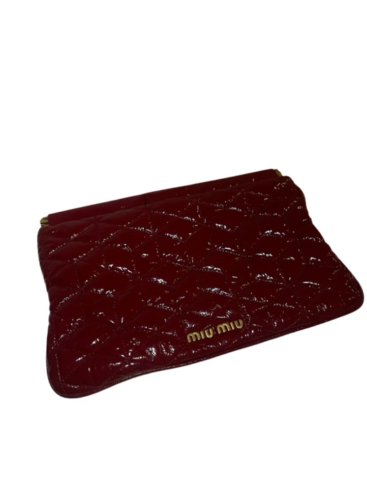 Miu Miu Matelassè Clutch Bag