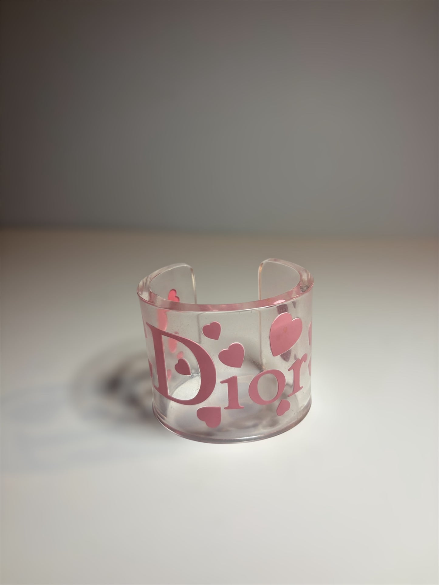 Vintage Dior Lucite Cuff Bracelet