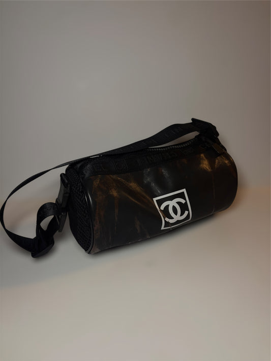 Vintage Chanel 2001 Sports Line Mini Duffle Bag