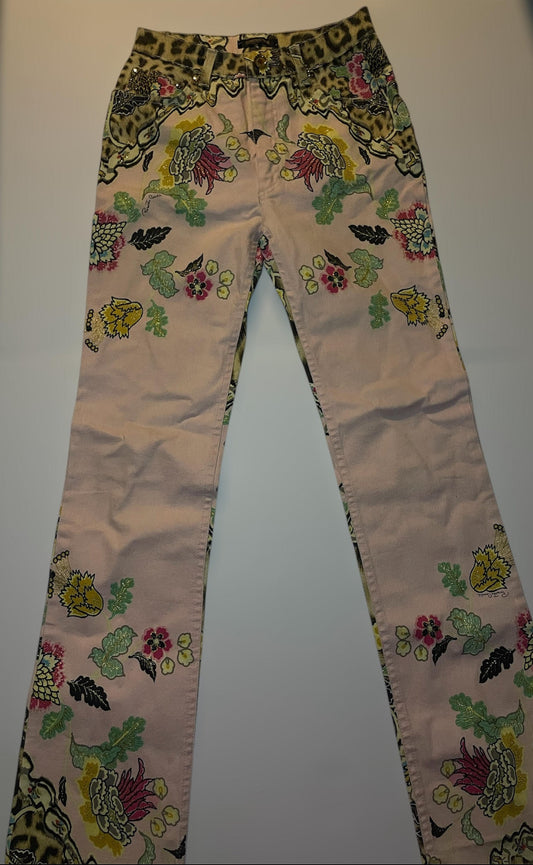 Roberto Cavalli S/S 2003 Chinoiserie Trousers