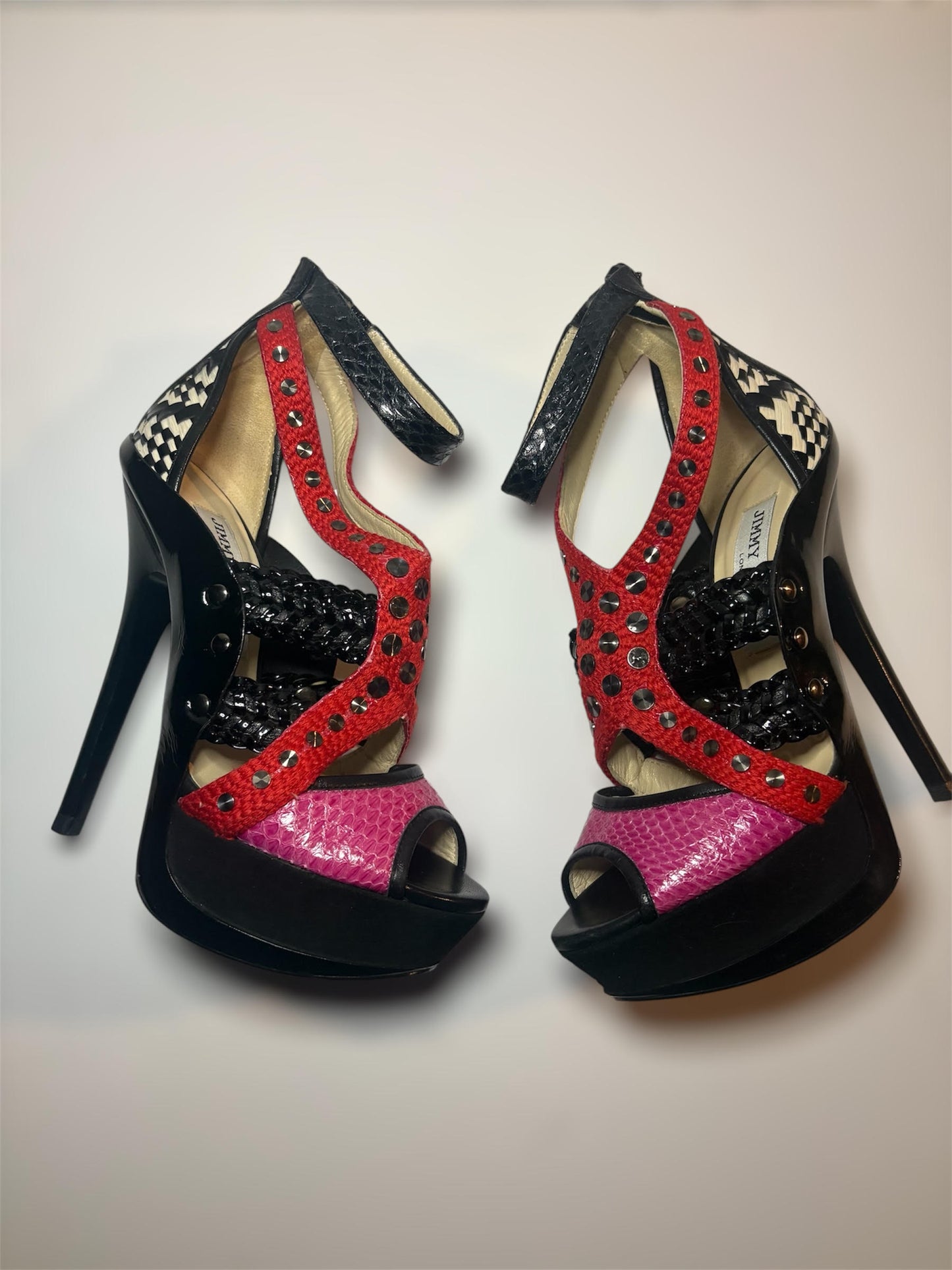 Jimmy Choo Python Platform Sandal