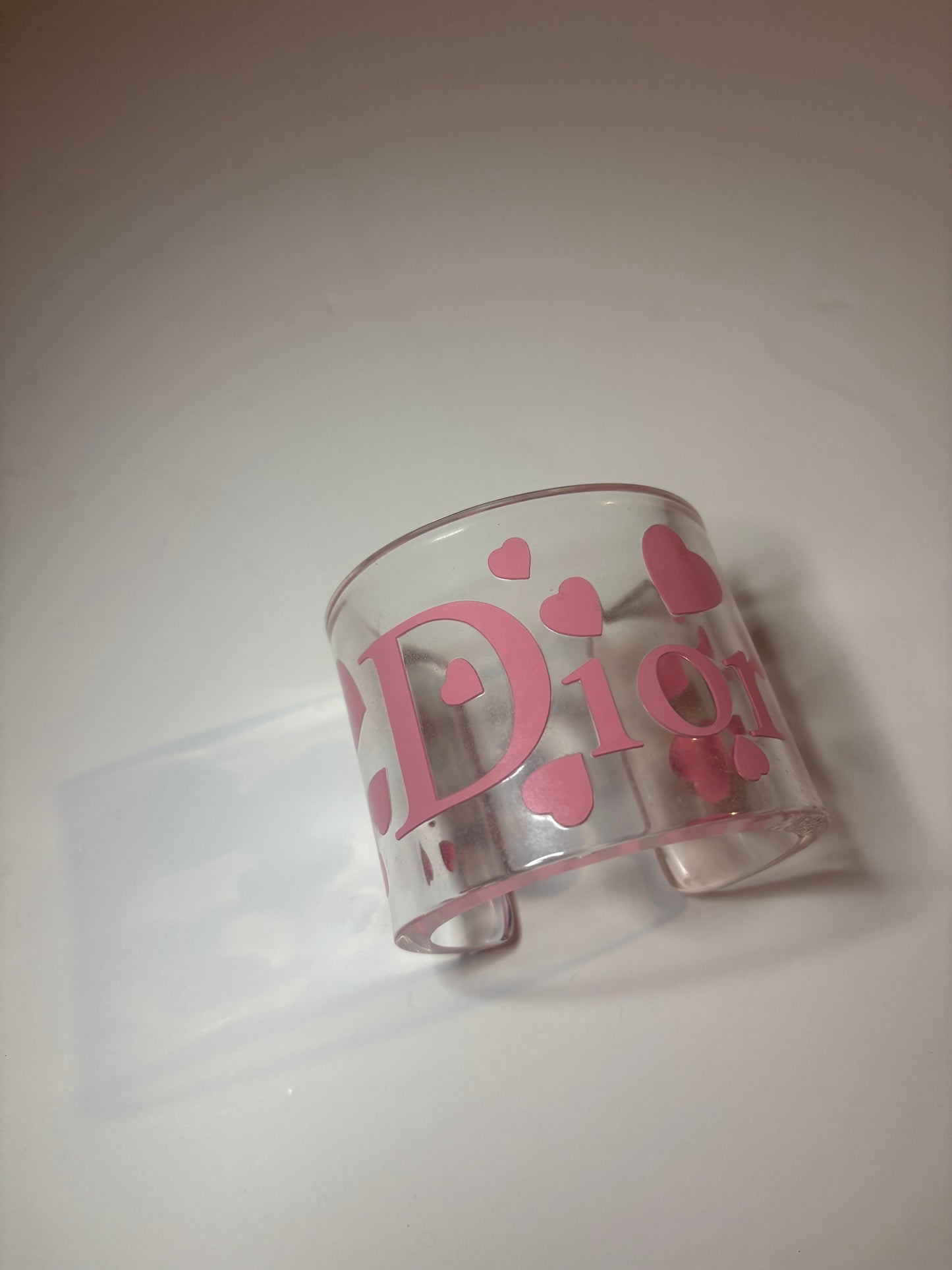 Vintage Dior Lucite Cuff Bracelet