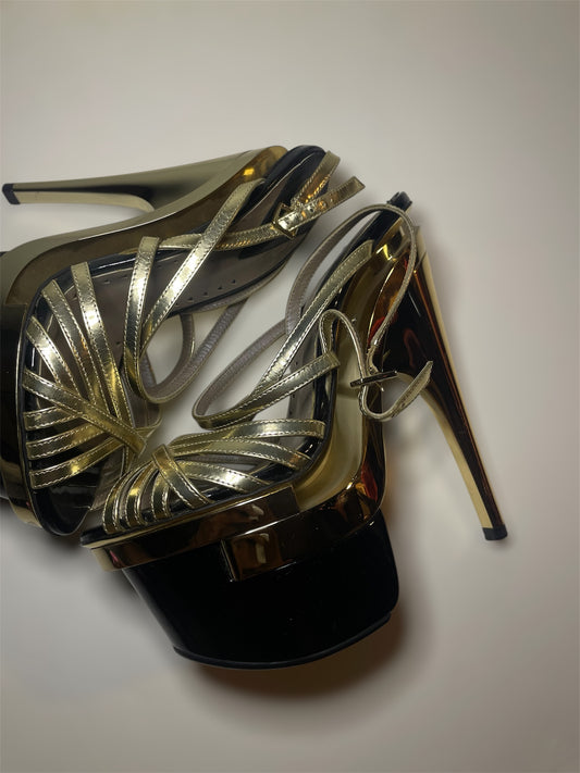 Versace S/S 2010 Triple Platform Heels