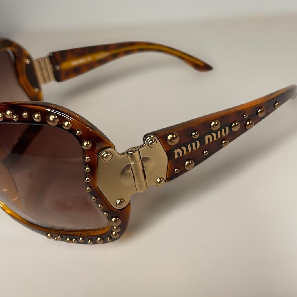 Vintage Y2K Miu Miu Shield Sunglasses