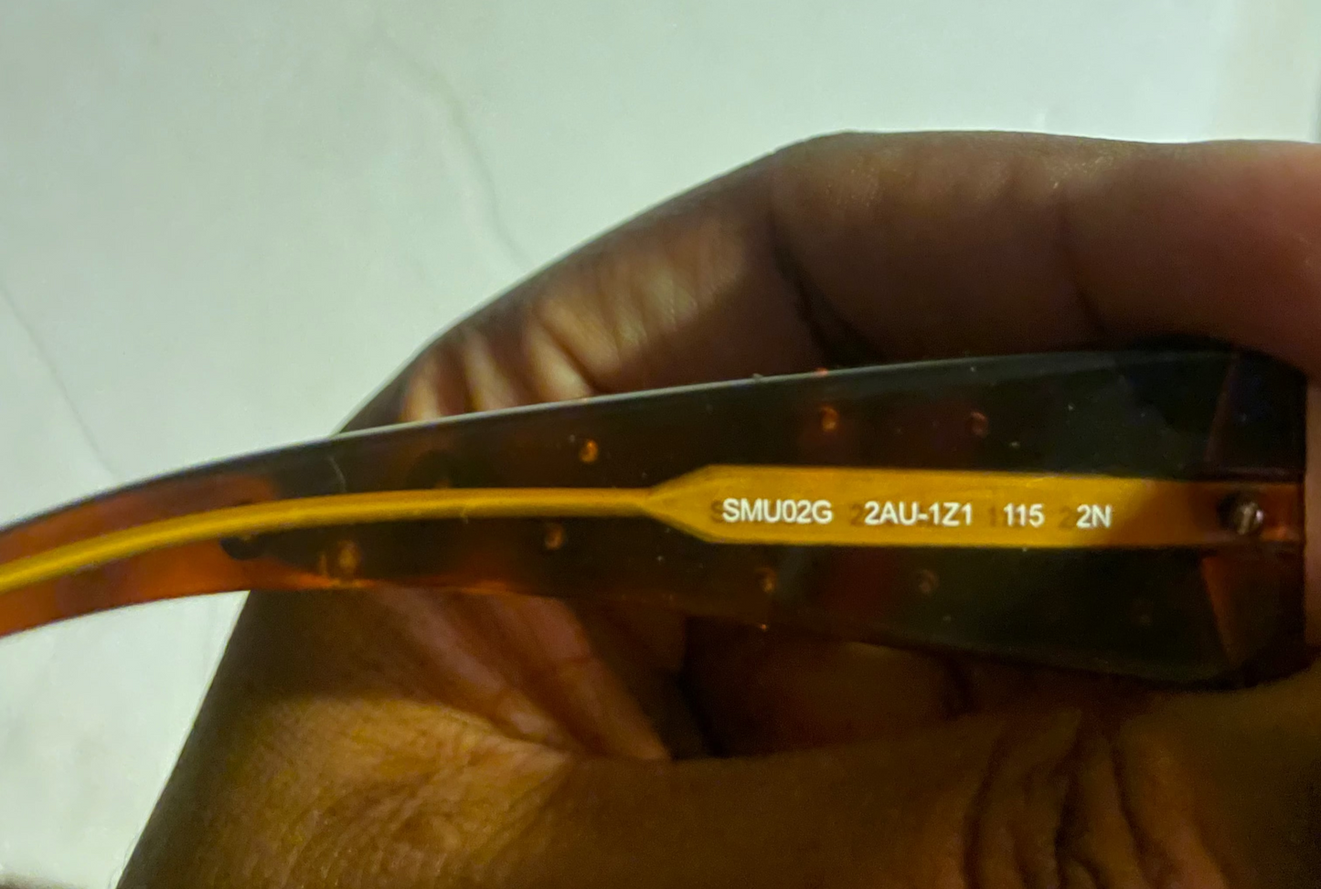 Vintage Y2K Miu Miu Shield Sunglasses