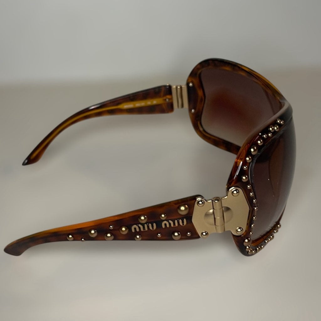Vintage Y2K Miu Miu Shield Sunglasses